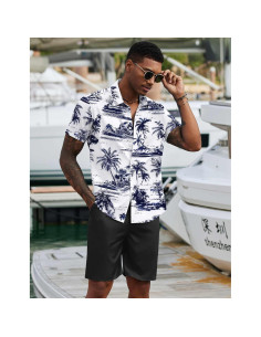 Conjunto de Playa para Hombre COOFANDY 2 Piezas Verano 2