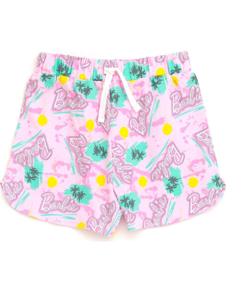 Conjunto camiseta y shorts felpa francesa Barbie 10-12 años