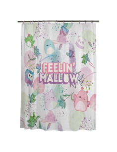 Cortina de Ducha Franco Squishmallows 72x72 Microfibra