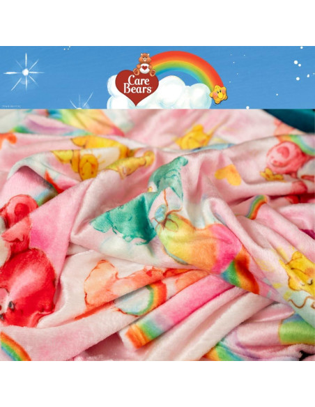 Manta Care Bears Franco 116x152 cm Suave y Colorida