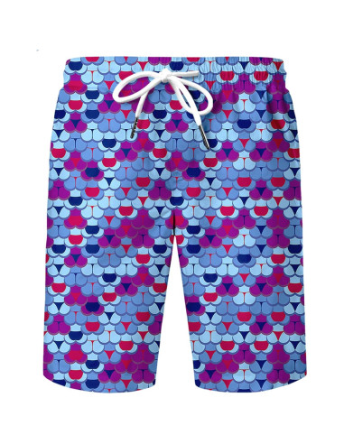 Conjunto DOOPCCOR 3 Piezas Hombre Camisa Hawaiana y Pantalones Cortos