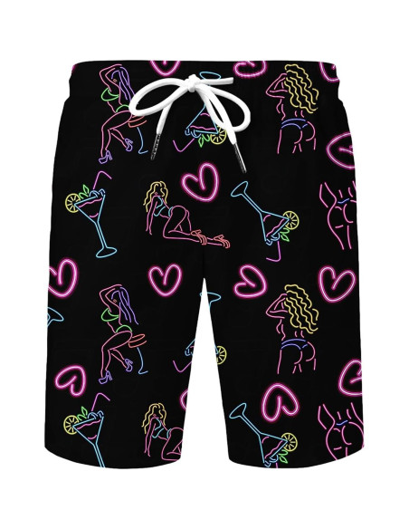 DOOPCCOR Traje Deportivo 3 Piezas Hombre Camisa Hawaiana