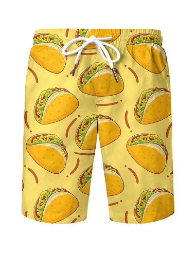 DOOPCCOR Traje Deportivo 3 Piezas Hombre Camisa Hawaiana