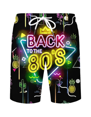 DOOPCCOR Traje Deportivo 3 Piezas Hombre Camisa Hawaiana