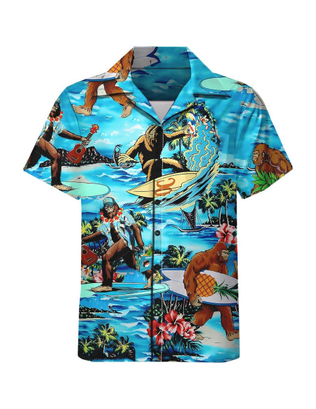 Conjunto de Chándal DOOPCCOR 3 Piezas Hombre Hawaiano