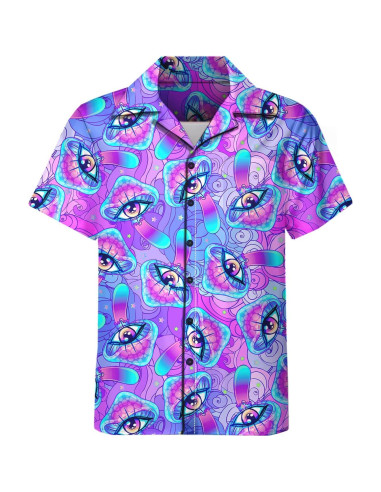 DOOPCCOR Traje Deportivo 3 Piezas Hombre Camisa Hawaiana
