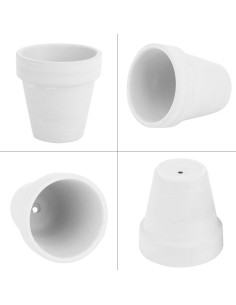 24 Macetas de Arcilla Terracota 6.35 cm con Drenaje FCFKUK 2