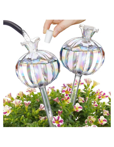 Esferas de Riego Automático NiHome 2-Pack Cactus Iridiscente 140ml