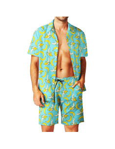 Conjunto de Chándal DOOPCCOR 3 Piezas Hombre Hawaiana 2
