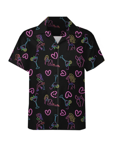 DOOPCCOR Traje Deportivo 3 Piezas Hombre Hawaiano Verano