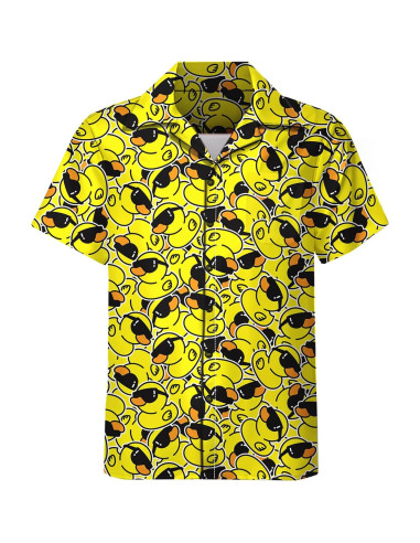 DOOPCCOR Traje Deportivo 3 Piezas Hombre Camisa Hawaiana