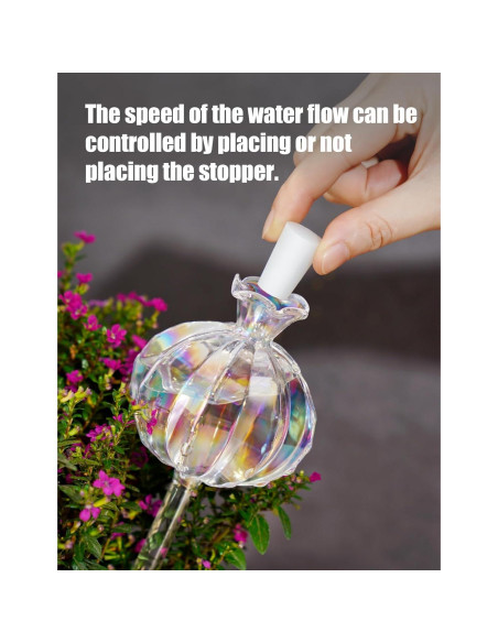 Esferas de Riego Automático NiHome 2-Pack Cactus Iridiscente 140ml