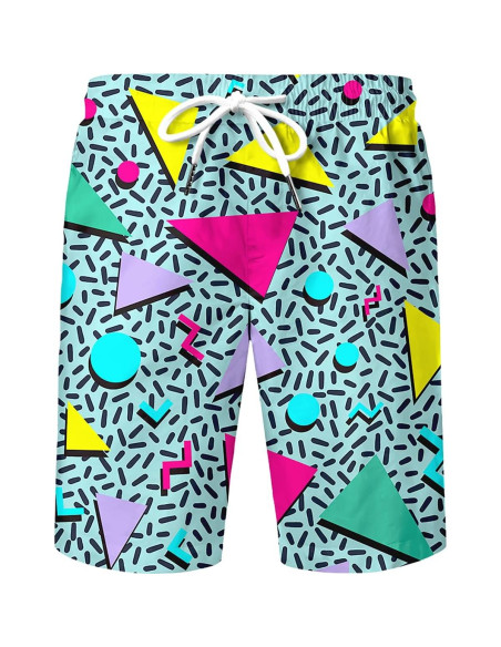 DOOPCCOR Traje Deportivo 3 Piezas Hombre Camisa Hawaiana