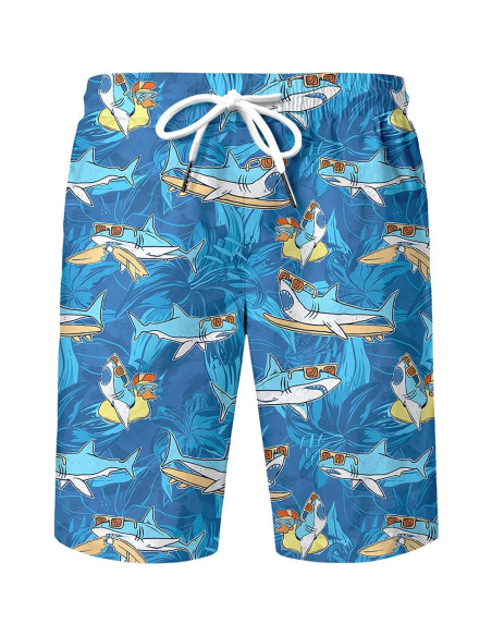DOOPCCOR Traje Deportivo 3 Piezas Hombre Hawaiano Verano