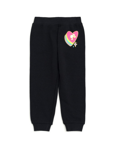 Conjunto sudadera y jogger Barbie 0-2 años negro