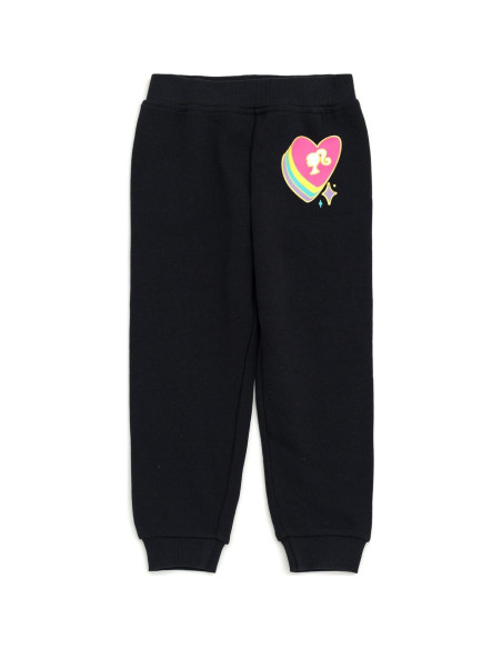 Conjunto sudadera y jogger Barbie 0-2 años negro