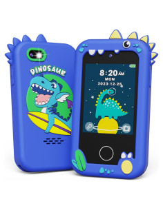 KOKODI Teléfono Inteligente para Niños Azul Marino 3-10 Años