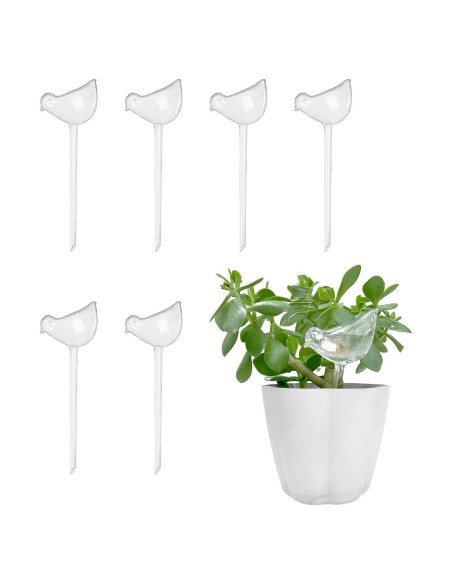 Dispositivos de Riego Autorriego Jabrand 6 Piezas Forma de Pájaro