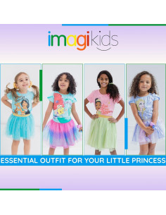 Conjunto Moana Disney 3 Piezas Niñas 5T Falda y Scrunchie 2