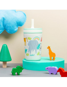 Taza Infantil Zak Designs 12oz Acero Inoxidable Safari 2