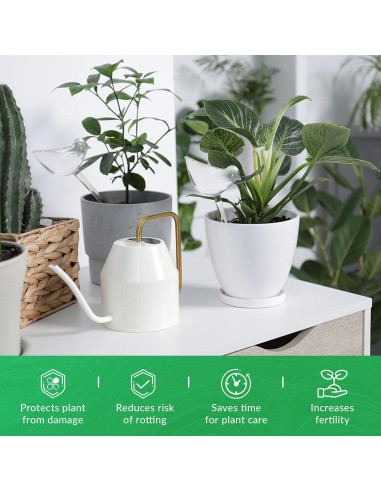 Dispositivos de Riego Autorriego Jabrand 6 Piezas Forma de Pájaro