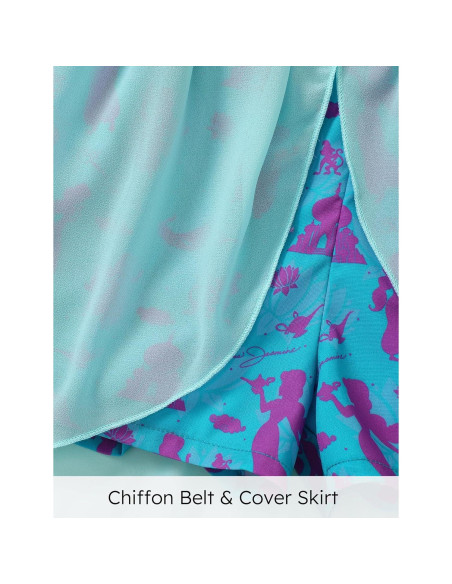 Mono Disney Princesa para Niña 3-4T Jazmín-Turquesa