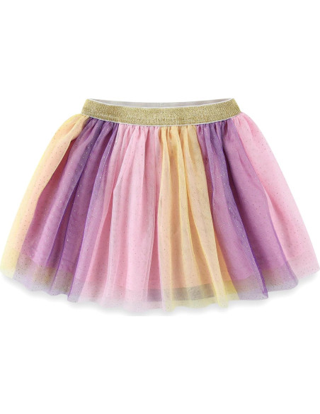 Conjunto Camiseta y Falda de Tul Disney Frozen 3T Rosa