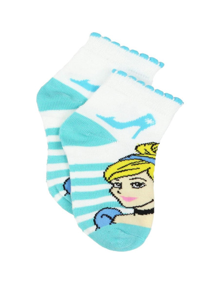 Conjunto 6 pares calcetines Princesas Disney para niñas