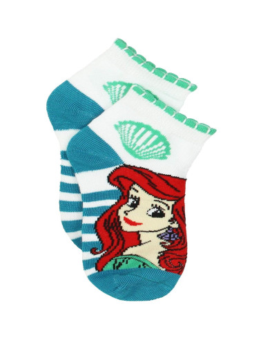 Conjunto 6 pares calcetines Princesas Disney para niñas