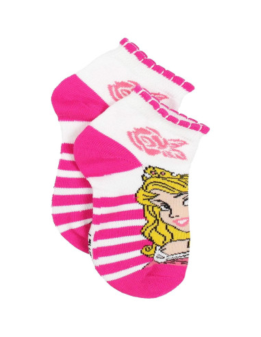 Conjunto 6 pares calcetines Princesas Disney para niñas