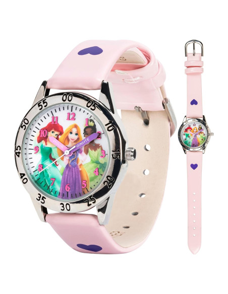 Reloj Analógico Disney Princesa Rosa para Niñas - PN1171AZ