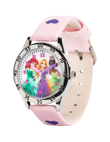 Reloj Analógico Disney Princesa Rosa para Niñas - PN1171AZ
