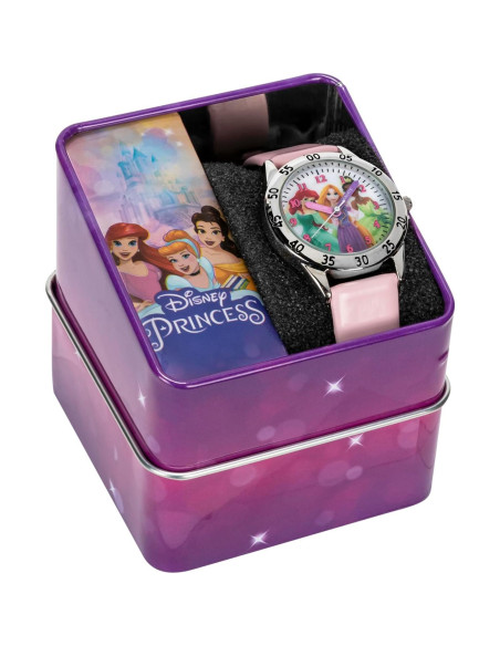 Reloj Analógico Disney Princesa Rosa para Niñas - PN1171AZ