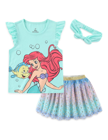 Conjunto Falda Tul y Camiseta Disney Frozen Niñas 2T a 10