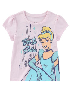 Conjunto Camiseta y Falda de Tul Disney Frozen 3T Rosa/Azul 2