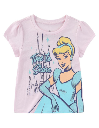Conjunto Camiseta y Falda de Tul Disney Frozen 3T Rosa/Azul