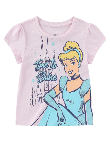 Conjunto Camiseta y Falda de Tul Disney Frozen 3T Rosa/Azul