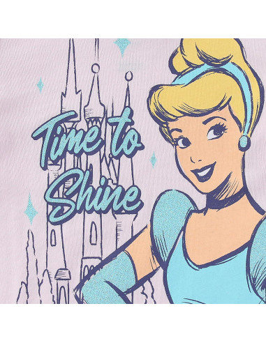 Conjunto Camiseta y Falda de Tul Disney Frozen 3T Rosa/Azul