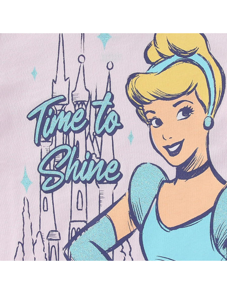 Conjunto Camiseta y Falda de Tul Disney Frozen 3T Rosa/Azul