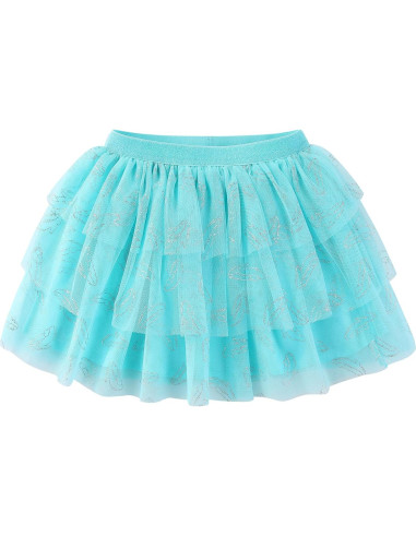 Conjunto Camiseta y Falda de Tul Disney Frozen 3T Rosa/Azul