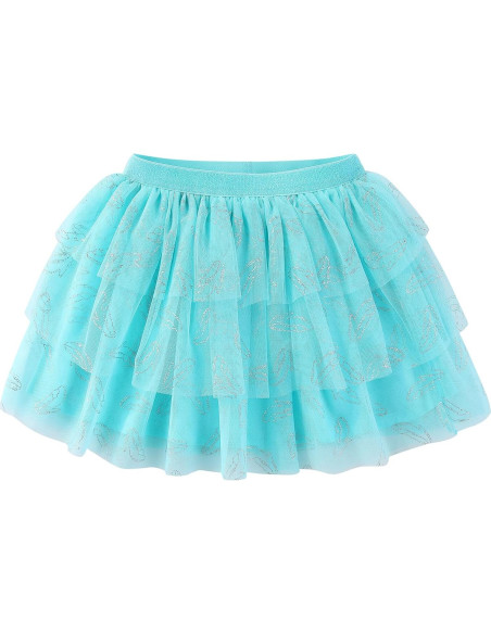 Conjunto Camiseta y Falda de Tul Disney Frozen 3T Rosa/Azul