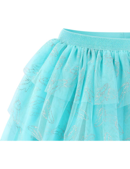 Conjunto Camiseta y Falda de Tul Disney Frozen 3T Rosa/Azul