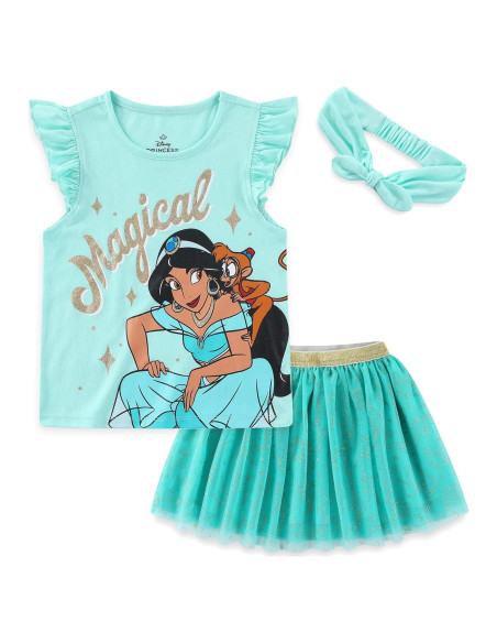 Conjunto Camiseta y Falda de Tul Disney Frozen Niñas