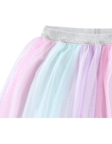 Conjunto Falda Tul y Camiseta Moana Frozen Niñas 3T Azul