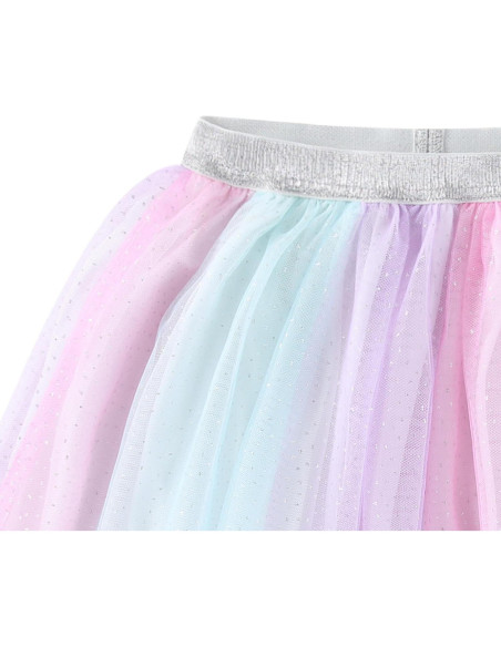 Conjunto Falda Tul y Camiseta Moana Frozen Niñas 3T Azul