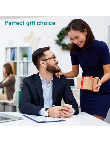 Paquete de 6 Macetas Suculentas Laerjin 7.62 cm Cerámica Drenaje