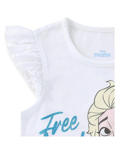 Conjunto camiseta y falda de tul Disney Frozen para niñas