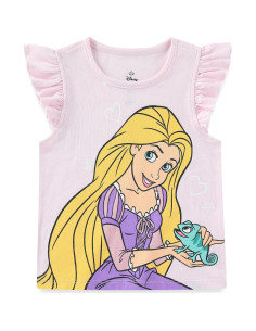 Conjunto camiseta y falda de tul Disney Frozen para niñas 2