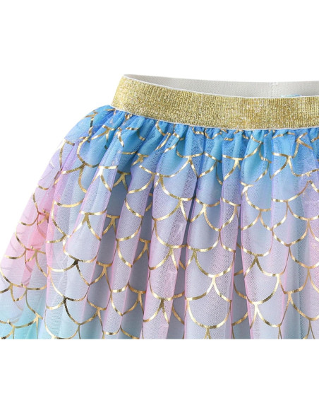 Conjunto camiseta y falda de tul Disney Frozen para niñas