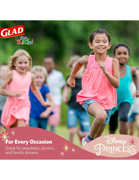 Platos de Papel Princesa Glad 10" (25,4 cm) 20 Piezas